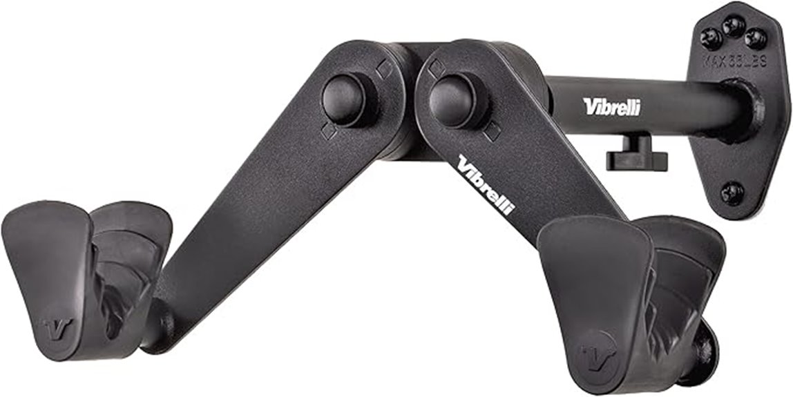 adjustable garage bike holder