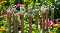 adjustable garden plant supports