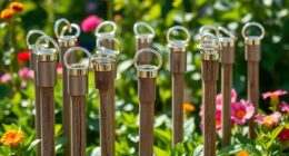 adjustable garden plant supports