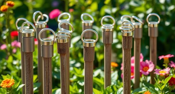 adjustable garden plant supports