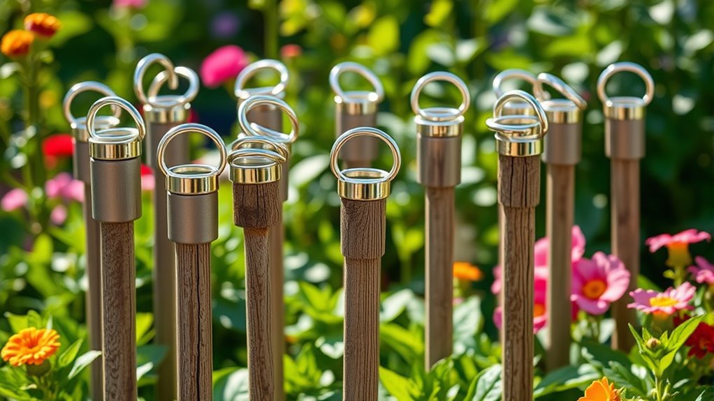 adjustable garden plant supports