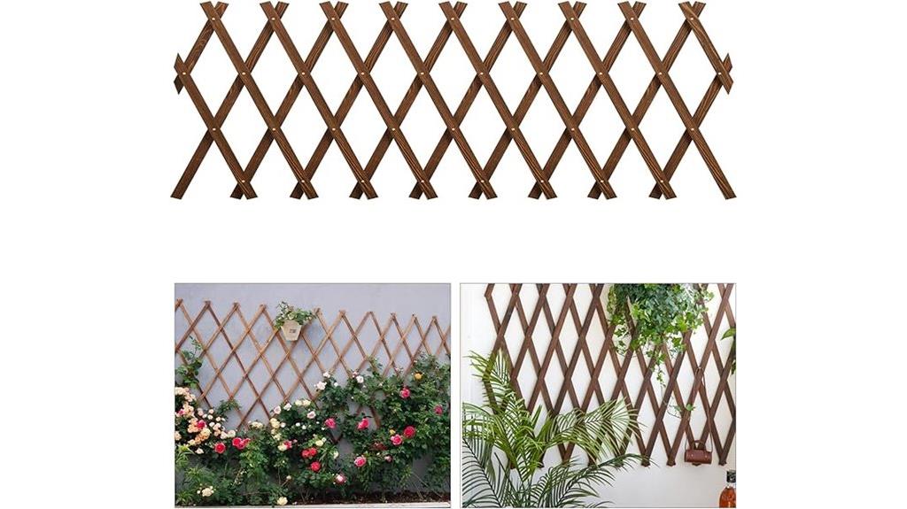 adjustable garden trellis dimensions
