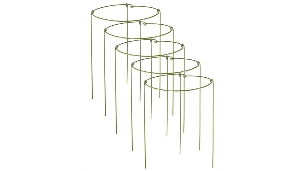 adjustable green plant supports