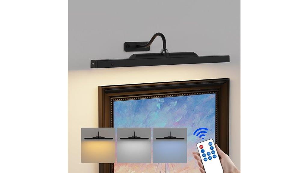 adjustable wireless picture light