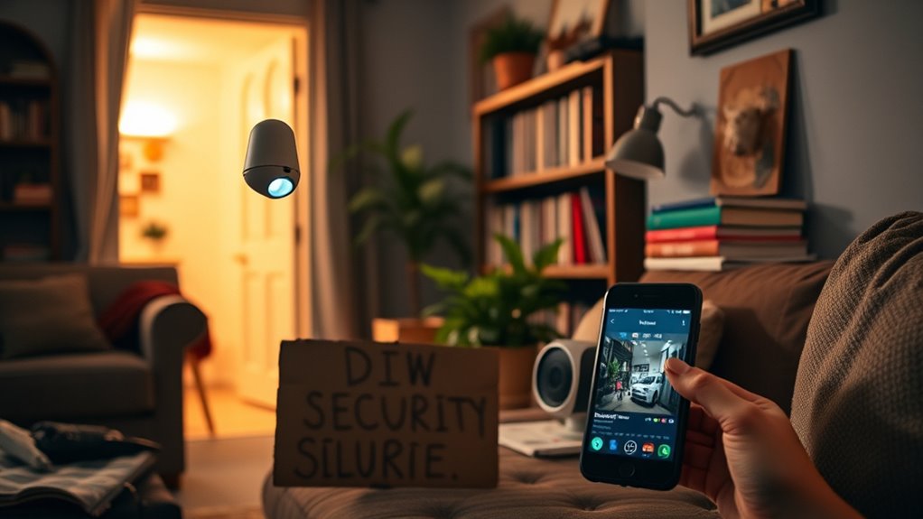 affordable diy home security
