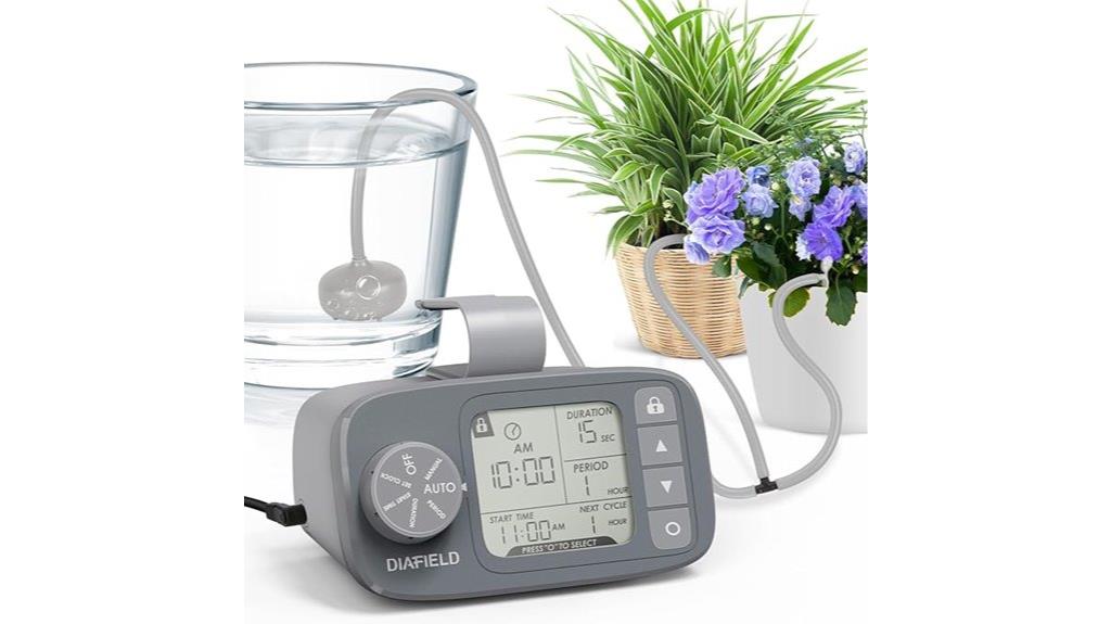 automated potted plant watering
