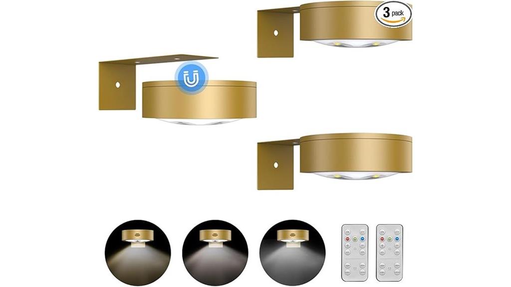 battery powered wall picture lights