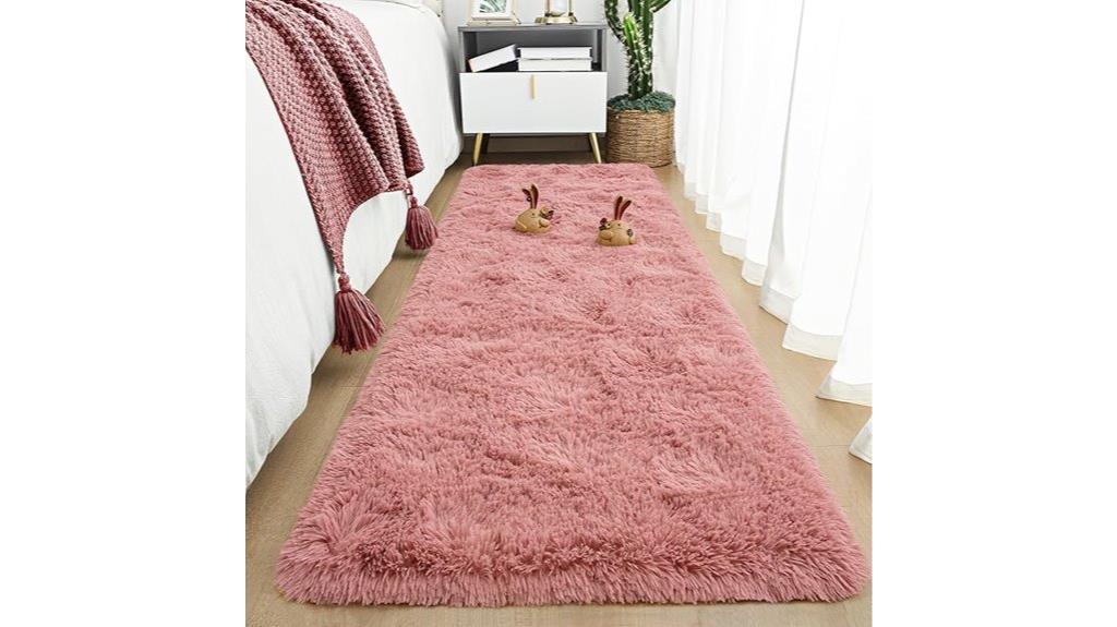 bedroom soft runner rug