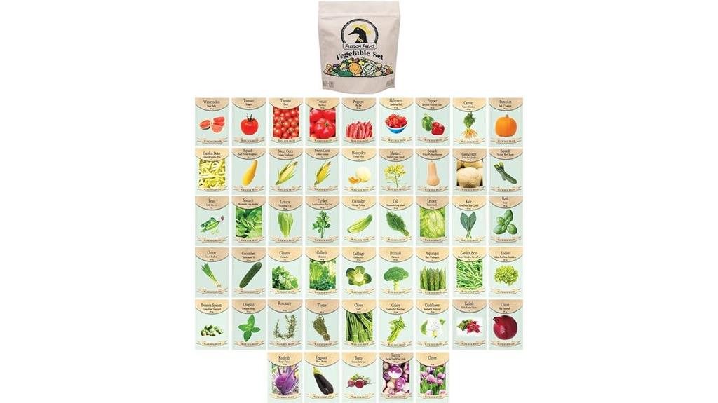 black duck vegetable seed pack
