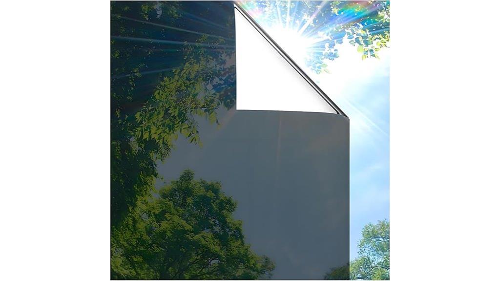 black privacy window film