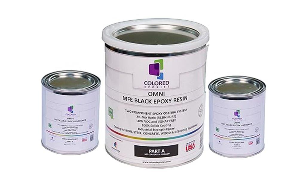 black resin for surfaces