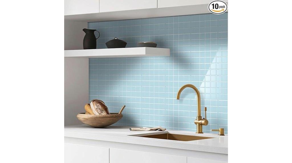 blue 10x10 vinyl tiles
