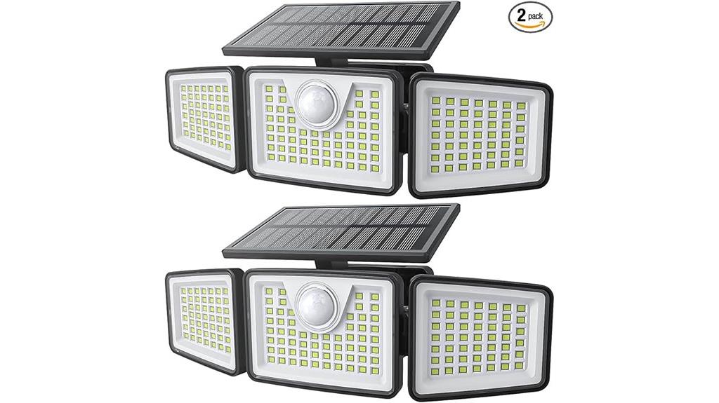 bright outdoor solar lighting
