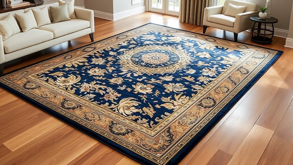 choosing elegant silk rugs