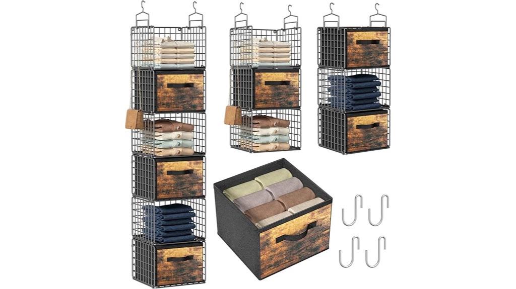 clothes storage with drawers