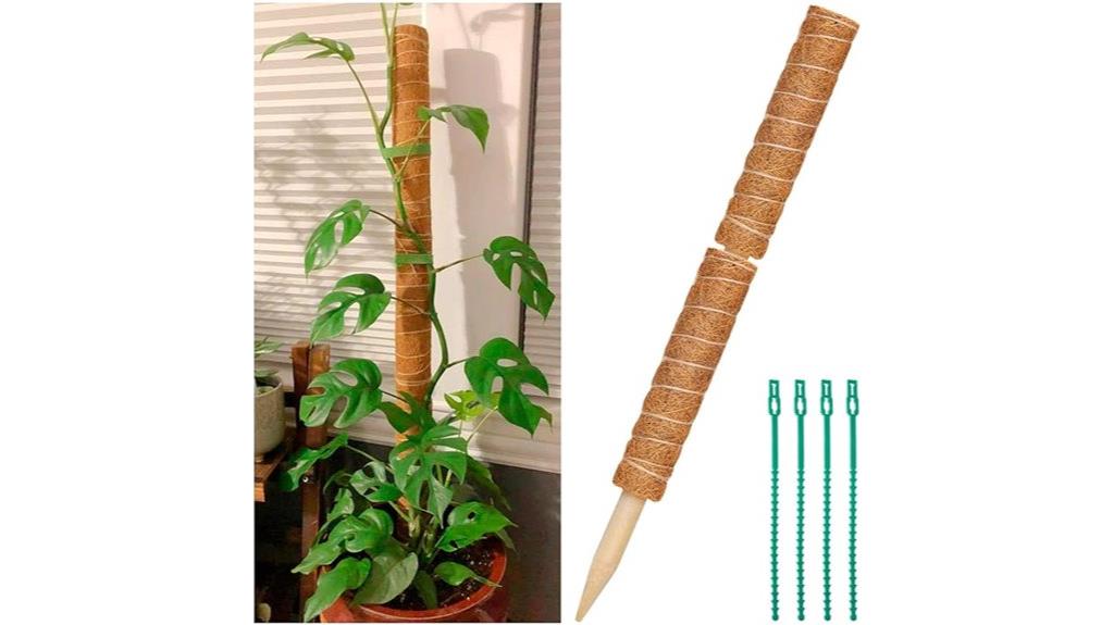 coir moss poles set