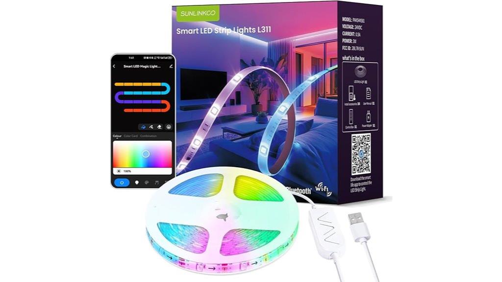 color changing bluetooth led strips