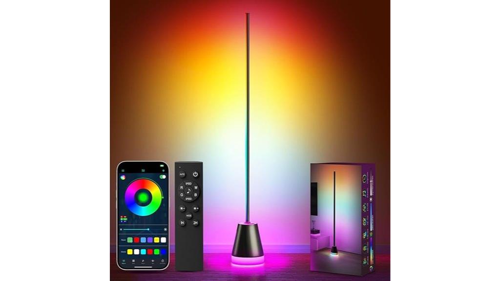 color changing corner lamp