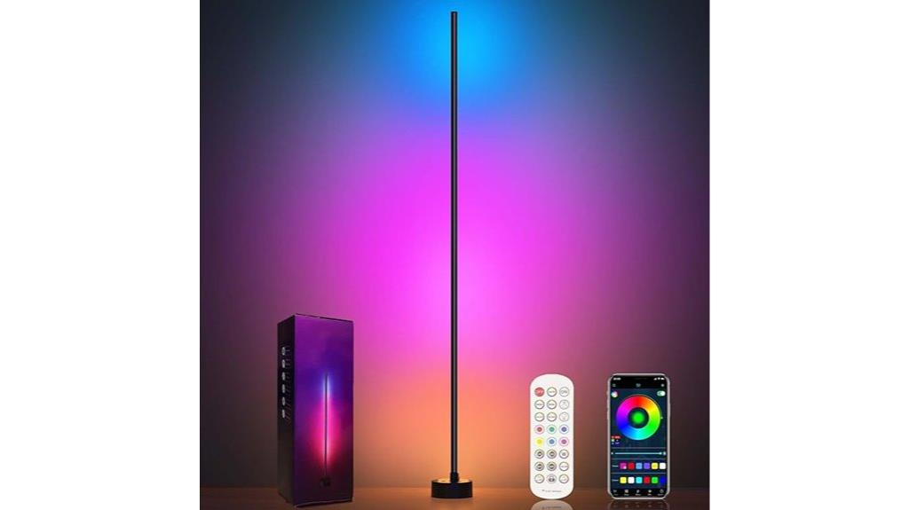 color changing corner lamp