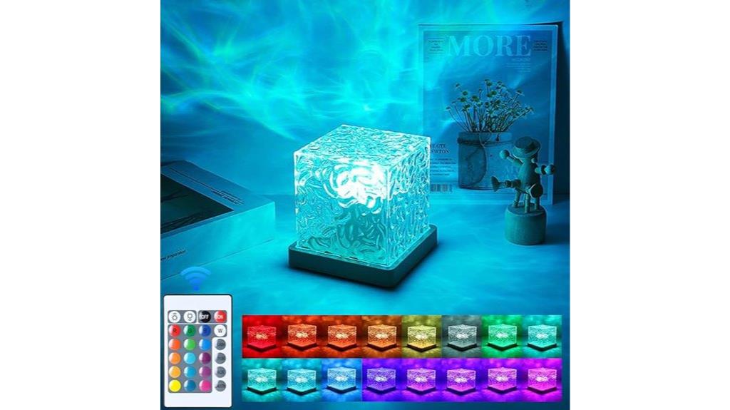 colorful aurora projector