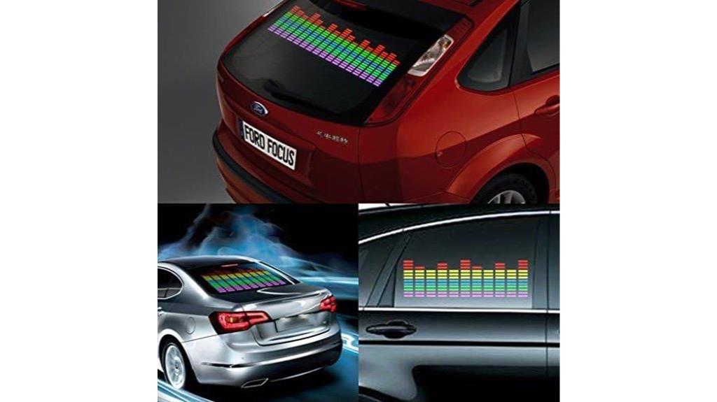 colorful car audio sticker