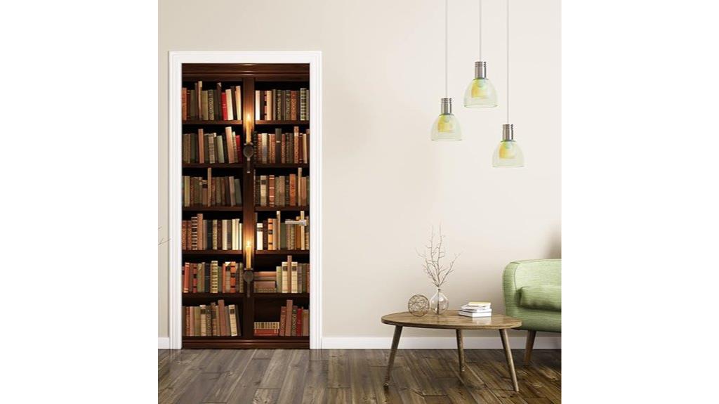 colorful door wall decals