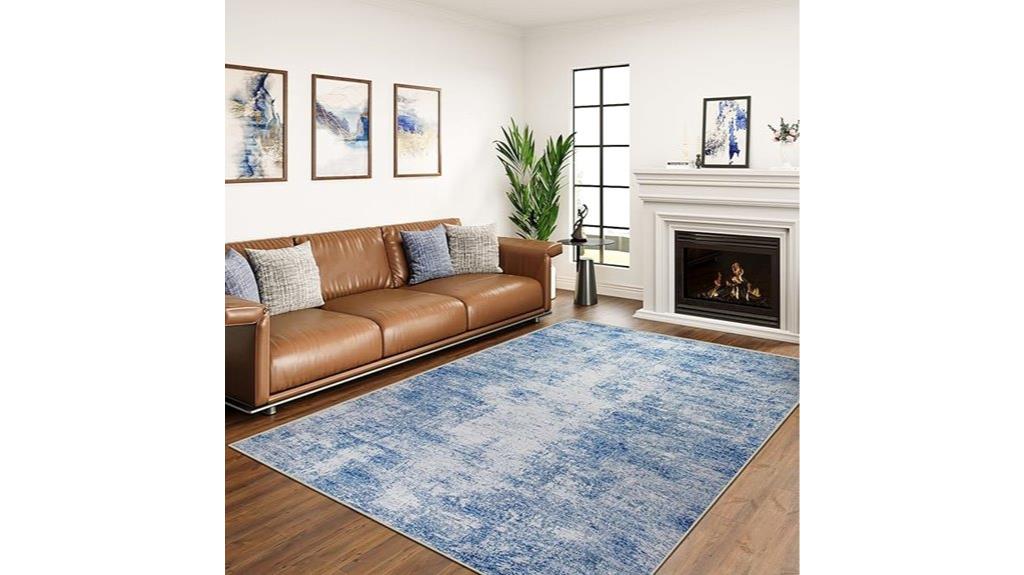 colorful non slip rug