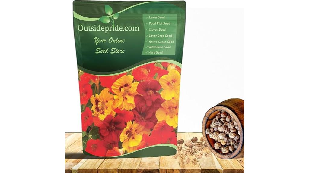 colorful outdoor flower seeds