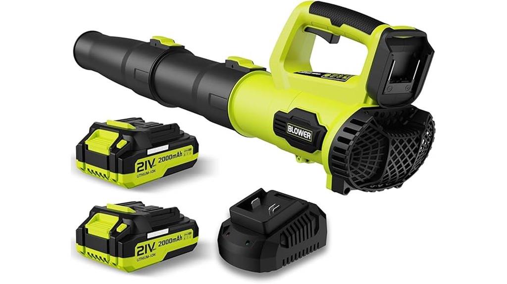 cordless battery powered leaf blower