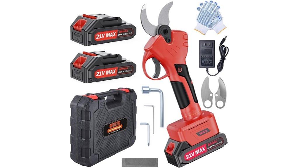 cordless electric pruning shears