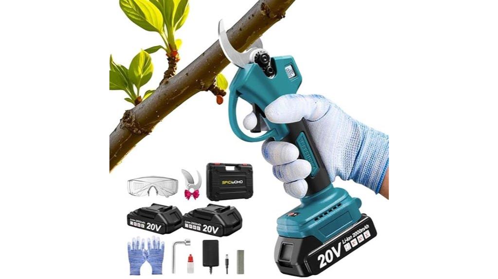 cordless shears with lcd