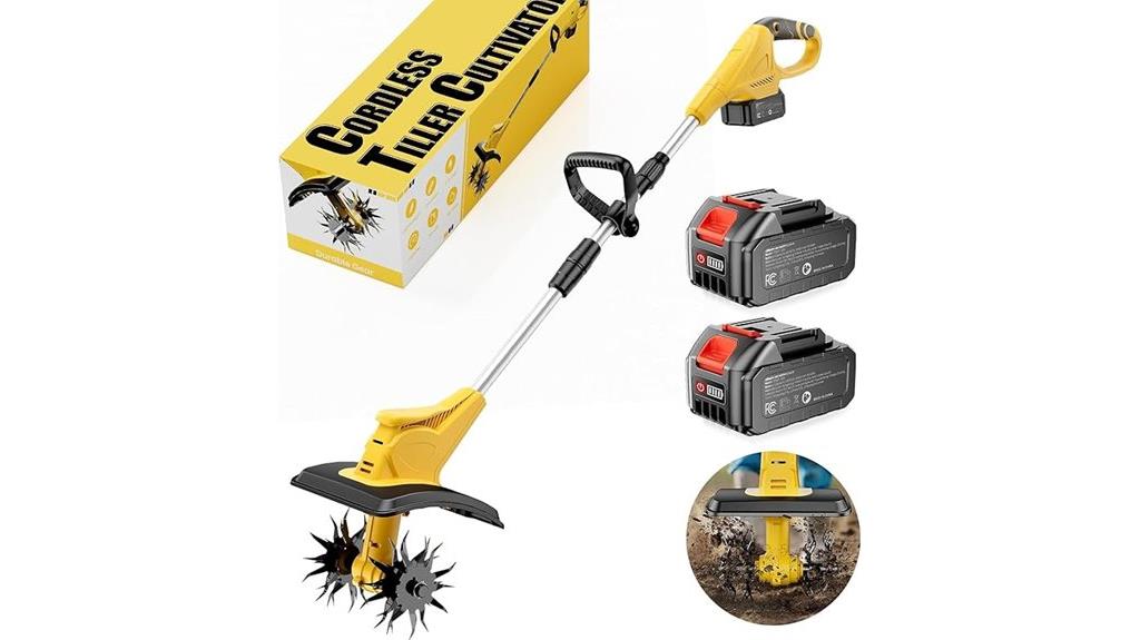 cordless tiller with battery