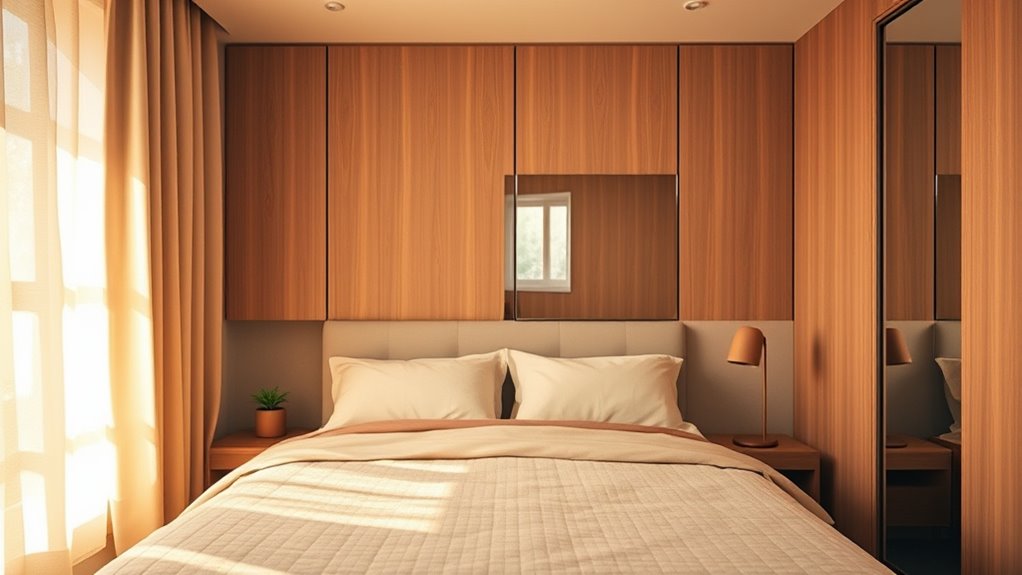 cozy small sleep area