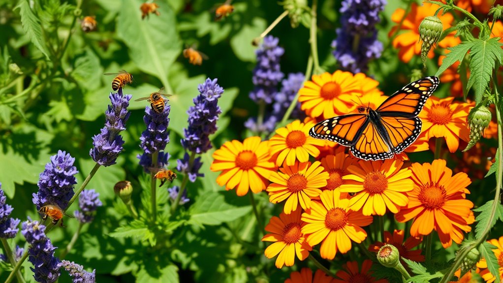 create year round pollinator habitat