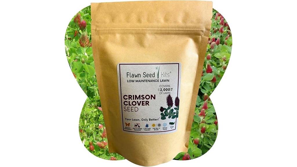 crimson clover lawn seed