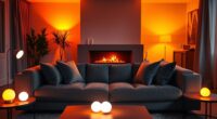 customizable ambiance lighting scenes