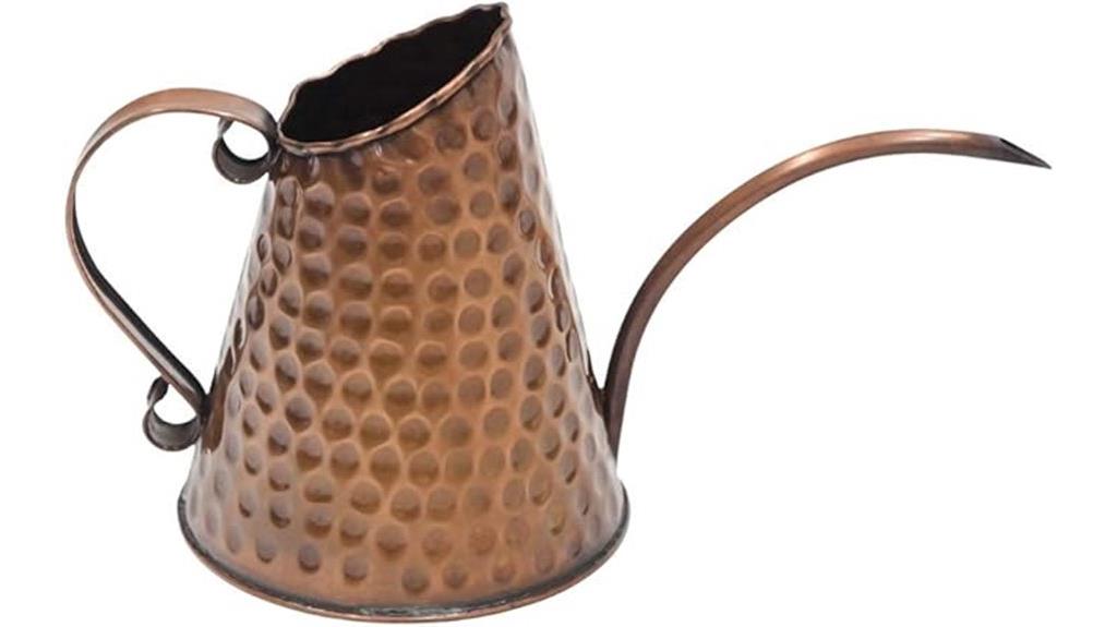 dainty copper watering can