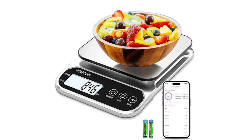 digital kitchen scale tare