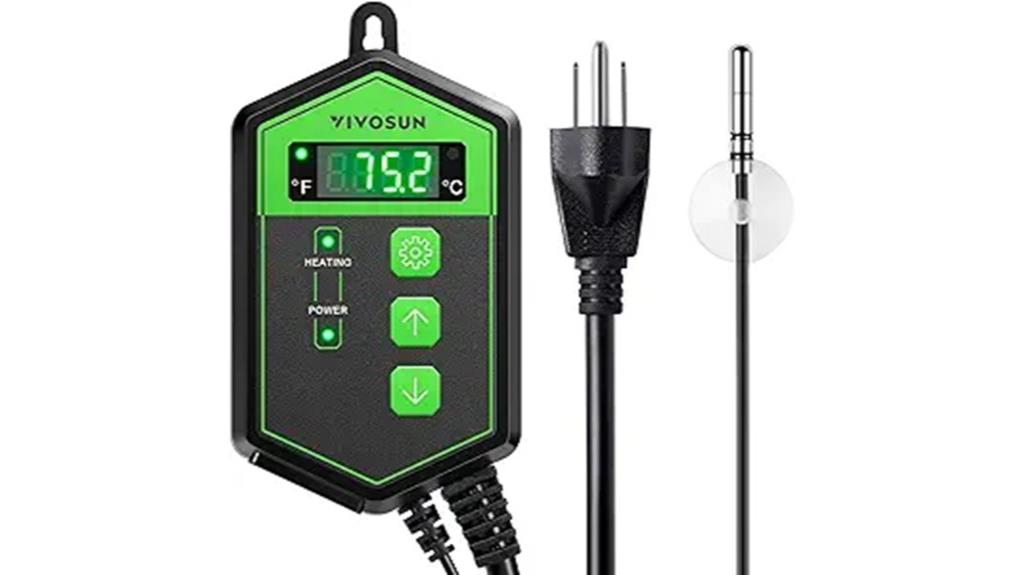 digital thermostat for heat mat