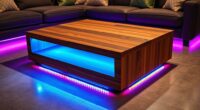diy led furniture lighting