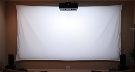 diy projector screen fabrics