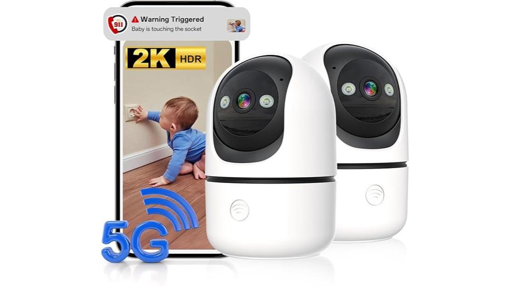 dual 2k wifi cameras