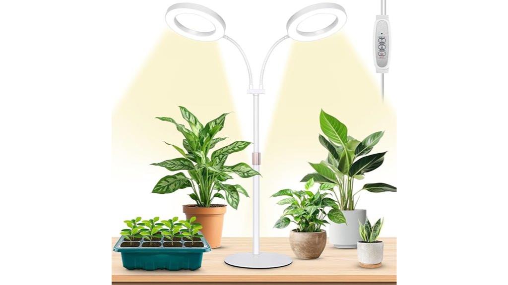 dual head desk grow light