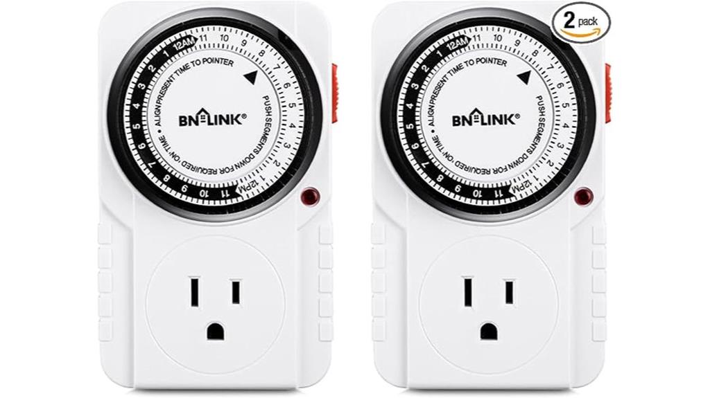 dual mechanical timer set