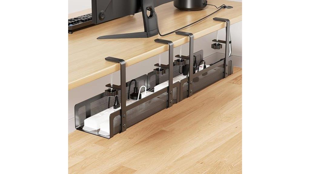 dual pack desk cable organizer