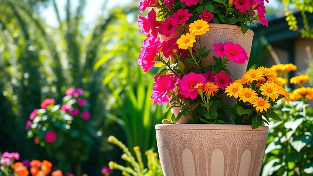 durable stable functional planter