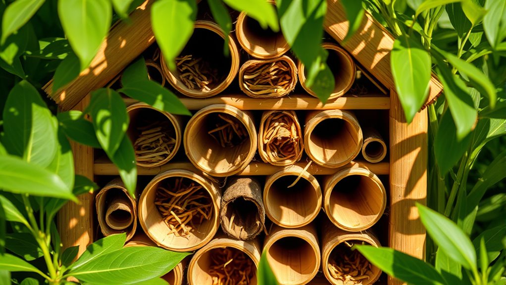 eco friendly bamboo insect houses