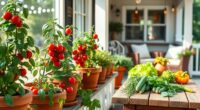edible container gardening tips