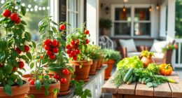 edible container gardening tips