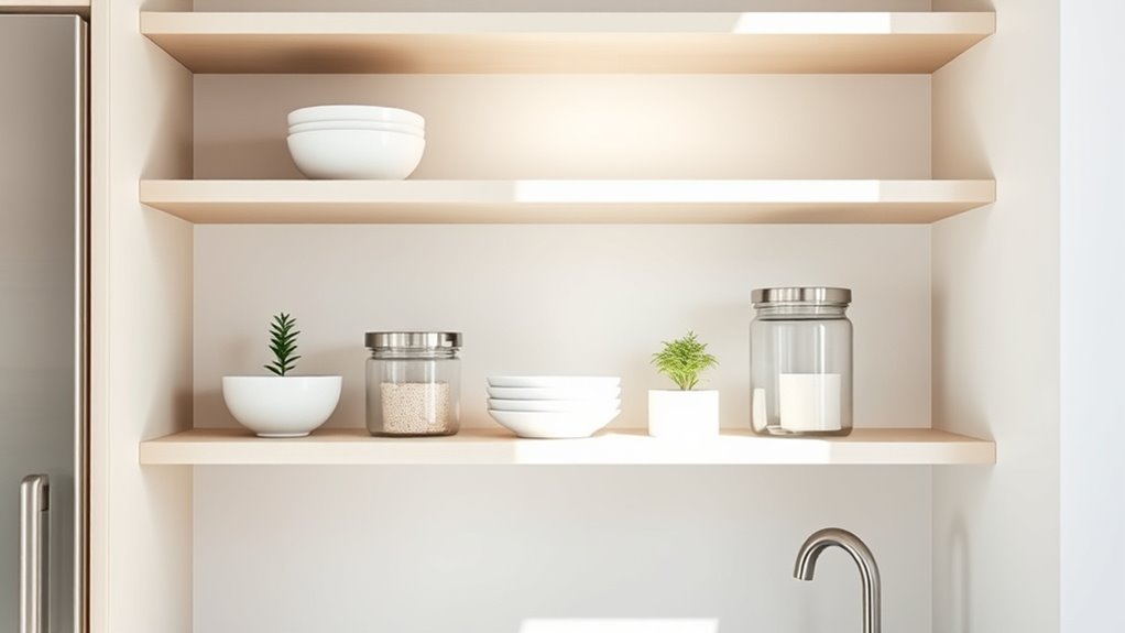 efficient stylish kitchen organization